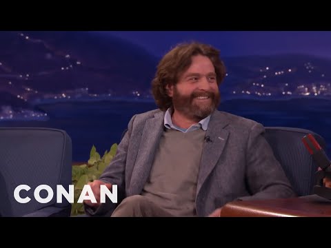 Zach Galifianakis' Question He Refused To Ask President Obama | CONAN on TBS
