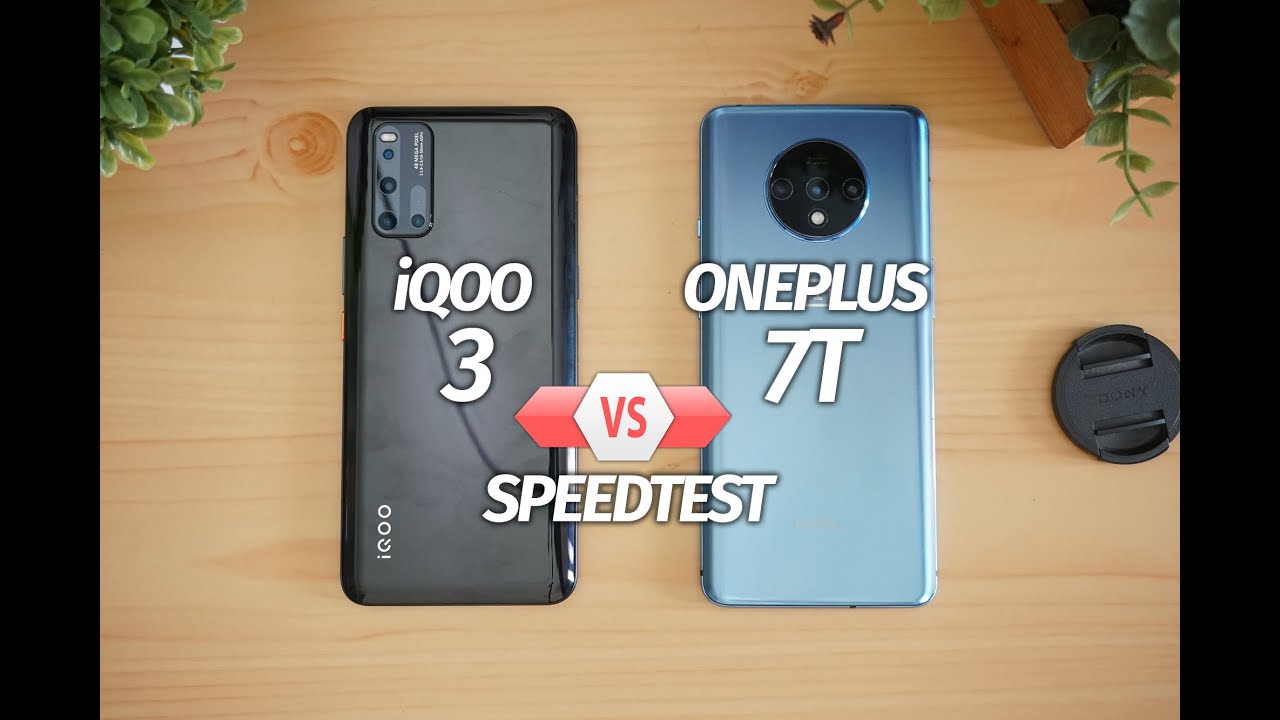 iQOO 3 vs OnePlus 7T Speedtest (SD865 vs SD855+)