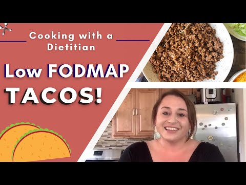 Easy Low FODMAP Tacos! Cooking Demo with Registered Dietitian