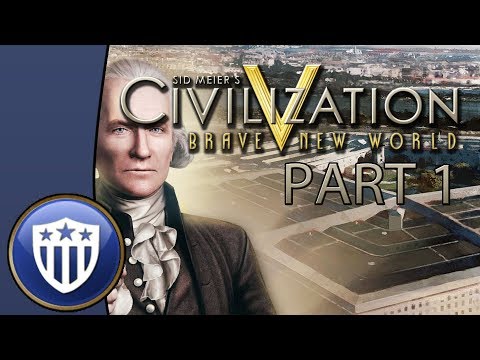 Let's Play Civilization 5 Multiplayer Gameplay - America - Part 1: Burgerdale