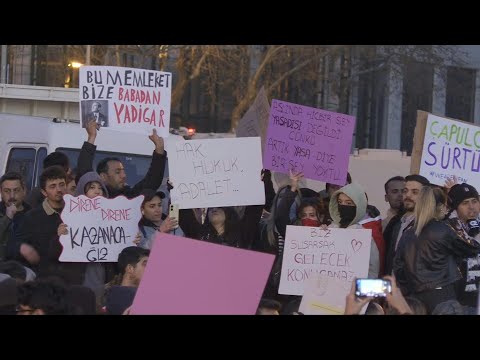 Protesters gather outside Turkish courthouse as detained mayor Ekrem Imamoglu set to testify | AFP