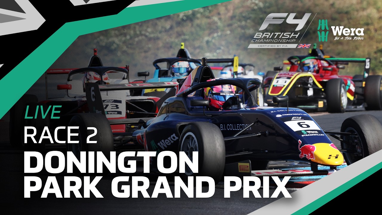 📺 LIVE | Round 7 | Race 2 | Donington GP | Wera Tools British F4