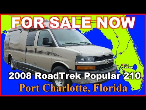 2008 Roadtrek Popular 210 Used Class B Motorhome, Florida, Port Charlotte, Fort Myers, Sarasota