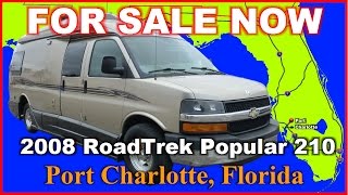 preview picture of video '2008 Roadtrek Popular 210 Used Class B Motorhome, Florida, Port Charlotte, Fort Myers, Sarasota'