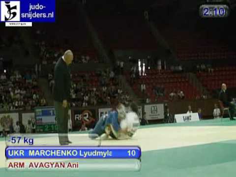 Judo 2009 Yerevan: Marchenko (UKR) - Avagyan (ARM) [-57kg].