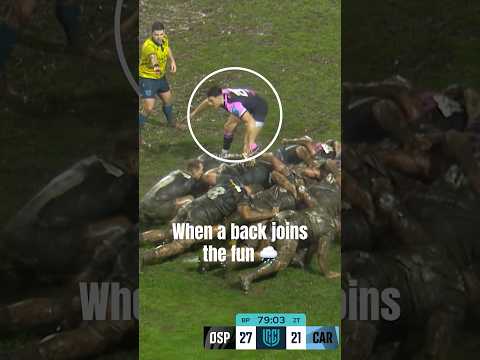 Rugby in the mud hits different 🌧️
