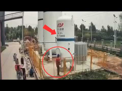 😱PRESSURIZED TANK EXPLODES AND FLIES LIKE A ROCKET