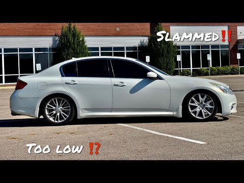 NEW SUSPENSION FOR THE G37!!!