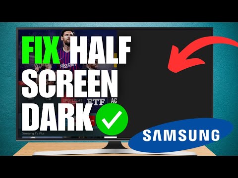 How To Fix Samsung TV Half Screen Black (Quick & Easy)