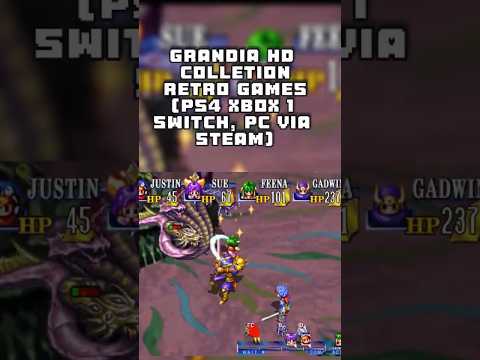 grandia hd collection Great turn based JRPG #turnbased  #jrpg #gamenews #pcgames  #retrogaming