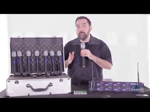 zZounds.com: VocoPro UHF-8800 8-Channel UHF Handheld Wireless Microphone System