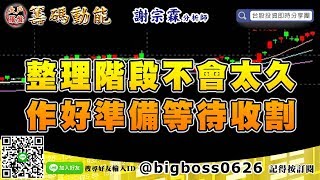 【大戶羅盤籌碼動能】 #謝宗霖1021，整理階段不會太久 作好準備等待收割 (圖)