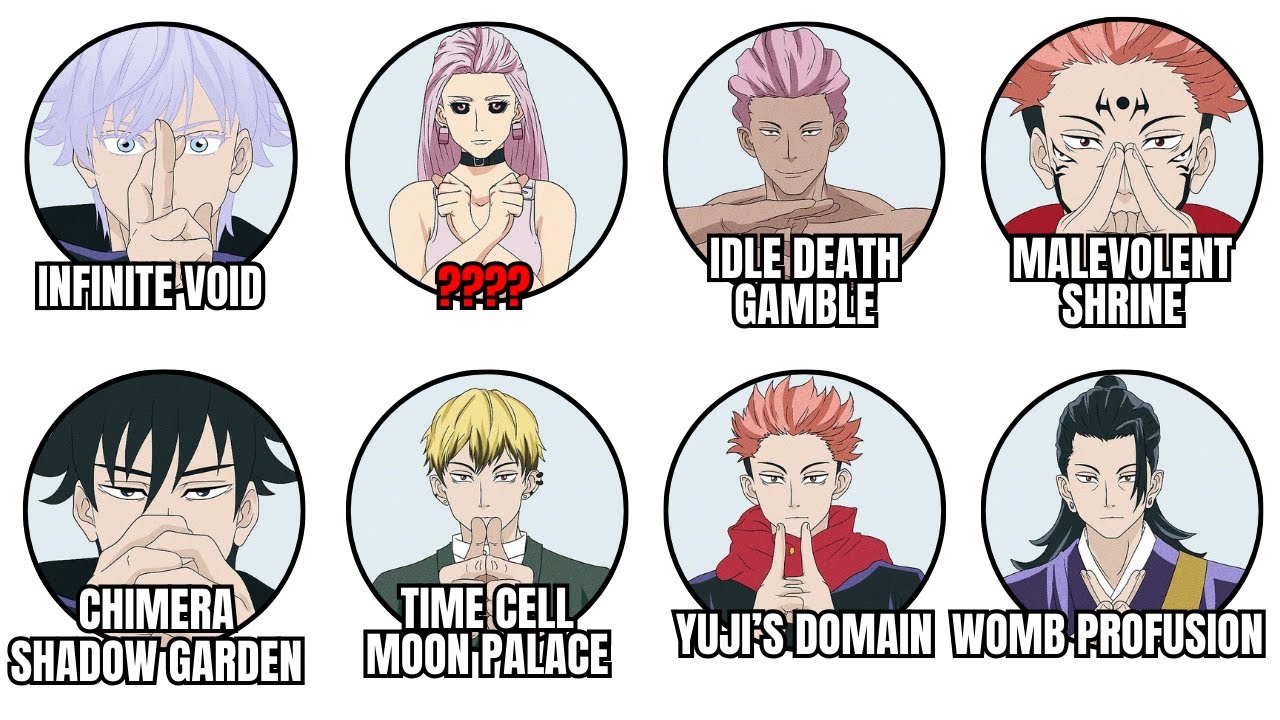 ALL 14 Domain Expansions in Jujutsu Kaisen EXPLAINED
