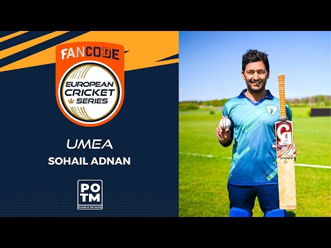 POTM: S.Adnan - UME vs HAM | Highlights | FanCode ECS Stockholm, Sweden Day 8 | ECS22.223