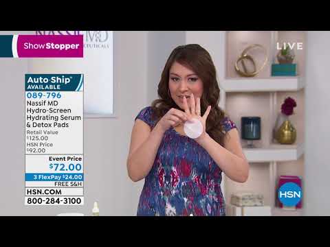 Nassif MD HydroScreen Hydrating Serum   Detox Pads