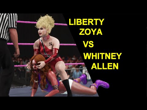 GLOW 1985 Liberty Zoya vs Whitney - Extreme Rules Knockout