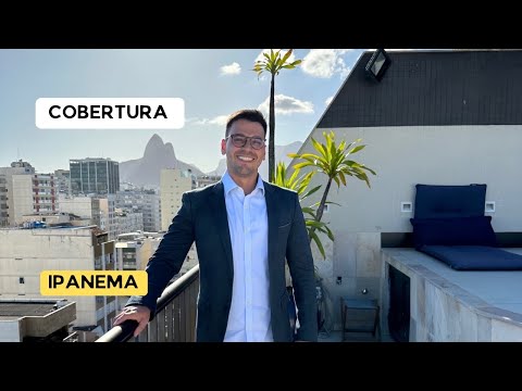 Ipanema, Cobertura Duplex reformada em Ipanema com vista mar e Morro Dois Irmãos.
