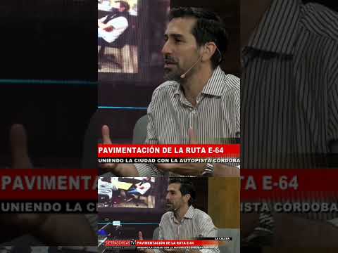 Ruta E-64 en medio de una Reserva Natural #sierraschicas #lacalera #rutasargentinas #reservas