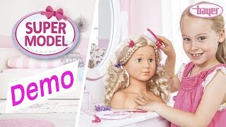 Super Model - Styling head - Schminkkopf - Demo - Bayer Design