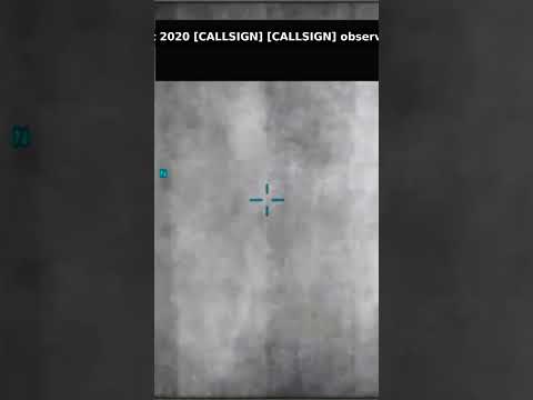 UAP Sighting Over the Middle East — RAW Pentagon Footage #shorts