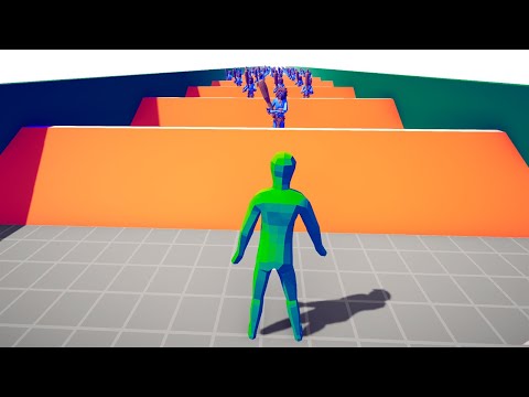 1x Insane Zombie Vs 200x Clubber - Totally Accurate Battle Simulator TABS