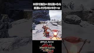 10秒で面白い 肉に突進してくるウルクスス【モンハンサンブレイク】