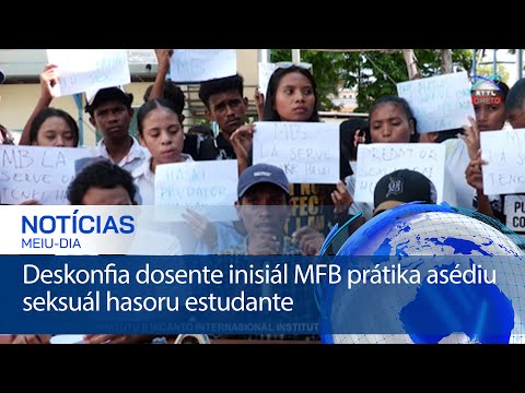 Deskonfia dosente inisiál MFB prátika asédiu seksuál hasoru estudante