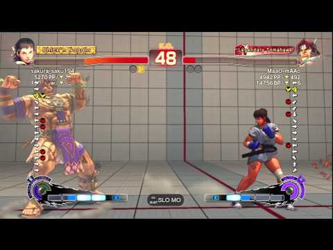 SSF4 AE Ver. 2012: sakura_saku194 [Sakura] vs. MaaO-mAAo [T. Hawk] - PSN Ranked Match
