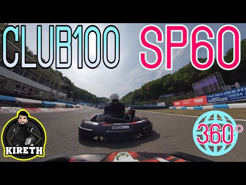 Club100 Karting At Buckmore Park With A 360 Degree Camera - Sprint 60 Round 4 Race 1!