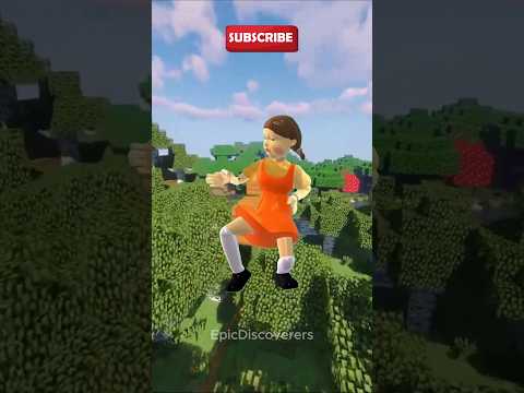Ultimate Minecraft Squid Game Dance: RTX 127% Speedrun #shorts