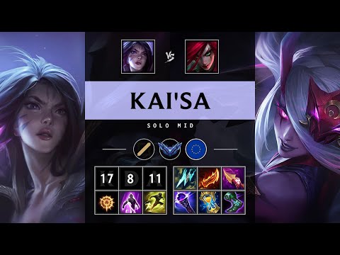 Kai'Sa Mid vs Katarina: Rampage - EUW Diamond Patch 25.S1.2