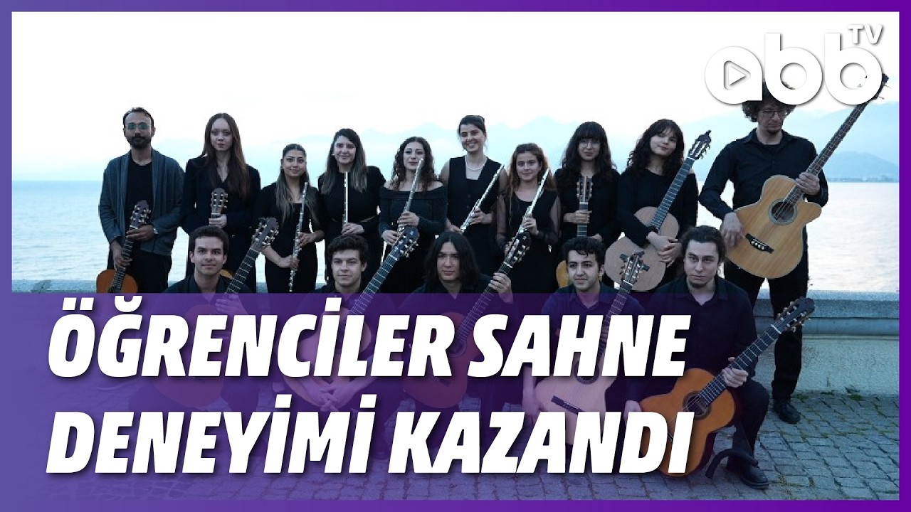 ÖĞRENCİLER SAHNE DENEYİMİ KAZANDI