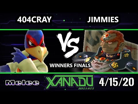 S@X 349 Online Winners Finals - 404Cray (Falco) Vs. Jimmies (Ganondorf) Smash Melee - SSBM