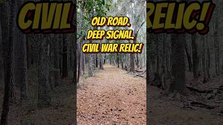 Old Road ,Deep Signal, Civil War Relic ! #metaldetecting