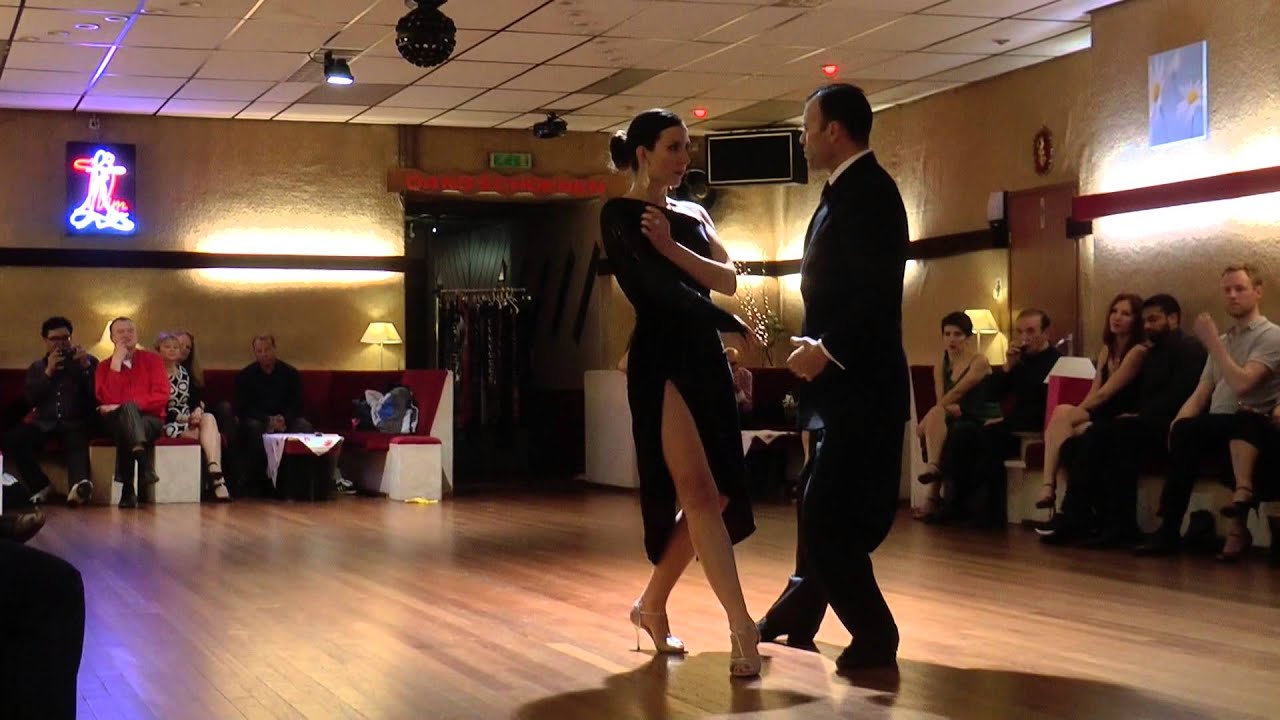 Fabian Ballejos & Gina Nikolitsa in La Milonga Firulete (3) "Los Mareados" O.Pugliese