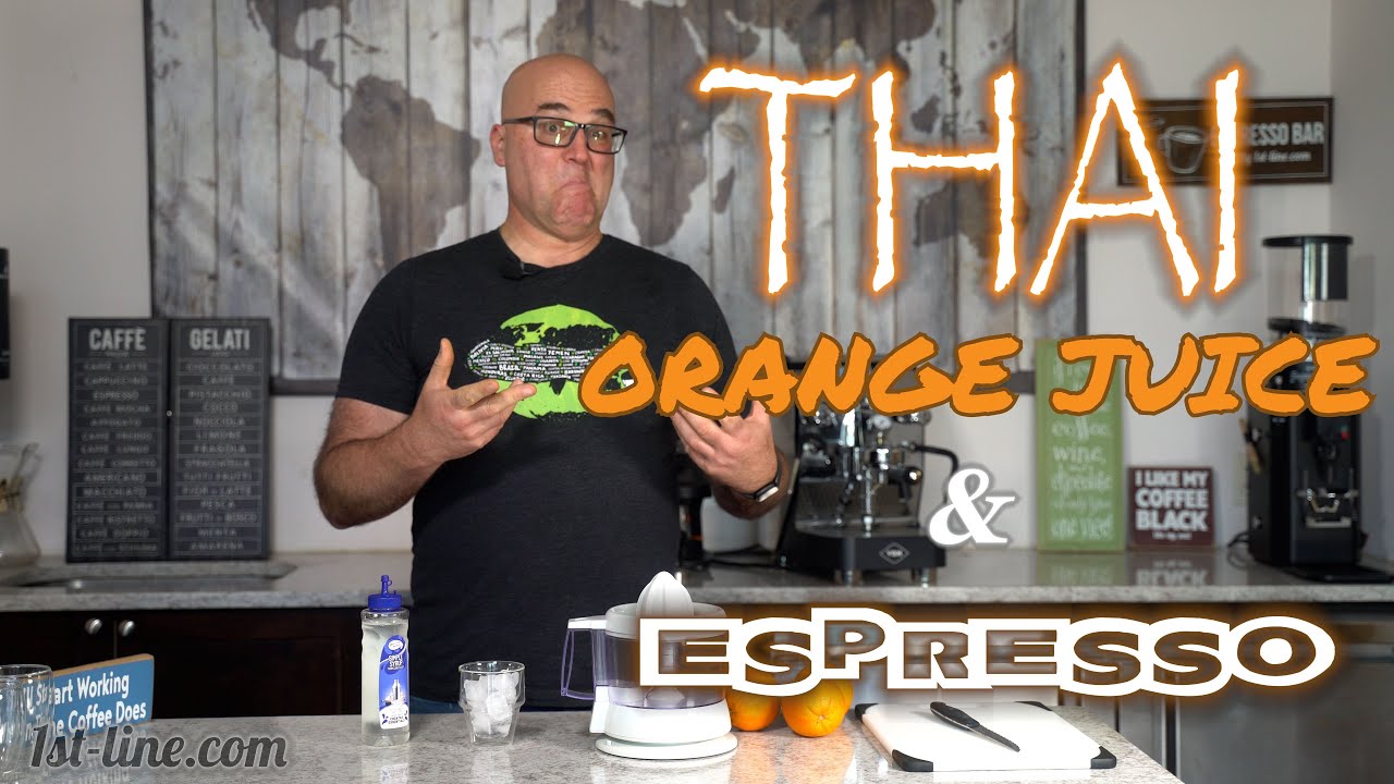 Recipe: Thai Orange Juice & Espresso Drink by Java Jim