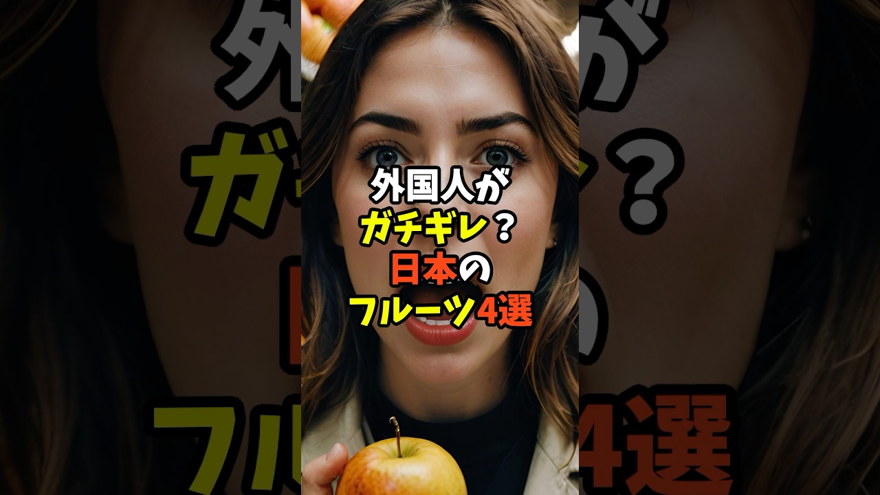 外国人が本気でガチギレする日本の高級フルーツ4選 #ショート #雑学 #日本の文化 #日本文化