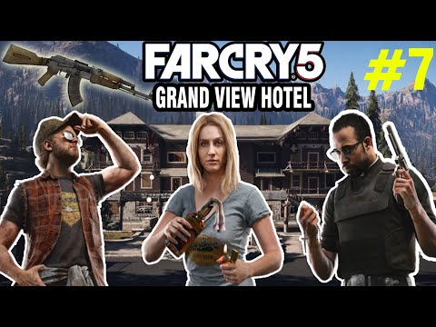 Far Cry 5 walkthrough gameplay part 7 mission - Grand View Hotel | stealth gameplay | No Commentary