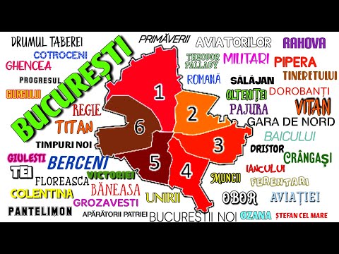 SECTOARELE ȘI CARTIERELE DIN BUCUREȘTI - CÂTE SECTOARE, DE UNDE VIN DENUMIRILE LA CARTIERE