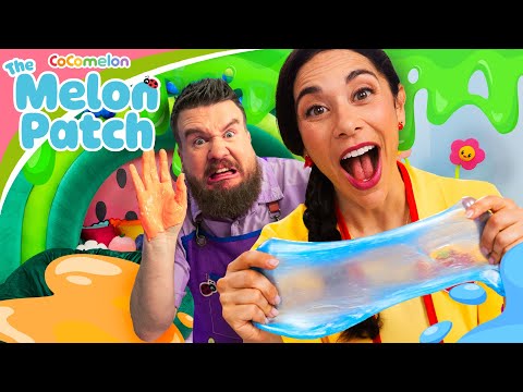 蘋果奶奶教你玩黏液史萊姆！學習五感遊戲 🍉 | 瓜田兒童樂園 (Squishy Slime with Ms. Appleberry - Learn the 5 Senses | The Melon Patch - Videos For Kids)