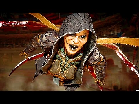 MK11 D'Vorah All Brutalities, Fatalities, Friendship, Fatal Blow & Ending
