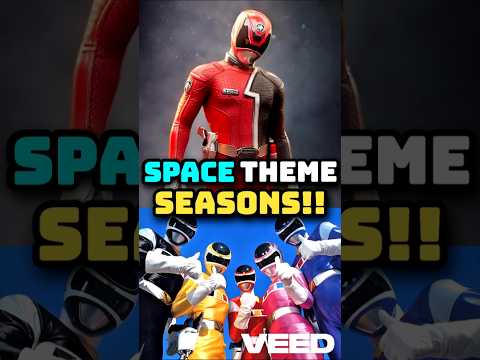 Every Space Themed Season #powerrangers #redranger #powerrangersinspace #shorts #tommyoliver #mmpr