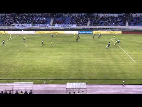 Bafana Bafana striker Lebogang Mothiba scores against Zambia few minutes after coming on