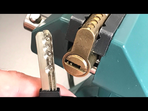 [393] Mul-T-Lock Classic Euro Profile Cylinder Picked and Gutted