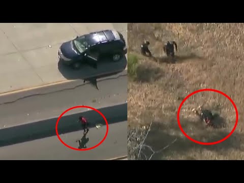 Police pursuit ends after suspect bails on foot after fleeing from first stop