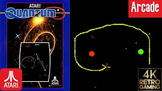 Quantum Arcade ( Atari 1982 ) 4k Gameplay