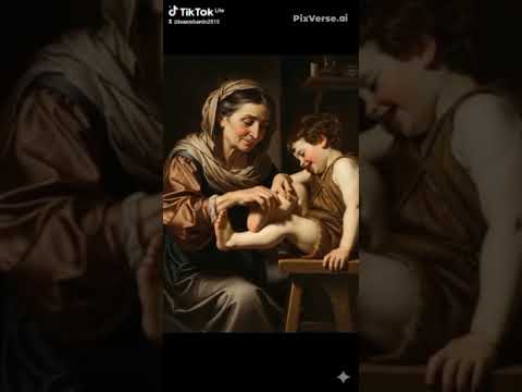 Santa Isabel fazendo cosquinha no João Batista quando ele era criança