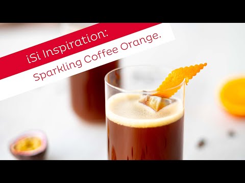iSi Rezept: Sparkling Coffee Orange