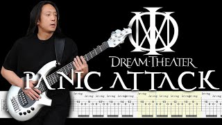 Dream Theater - Panic Attack (Bass tabs + Notation) By John Myung @ChamisBass