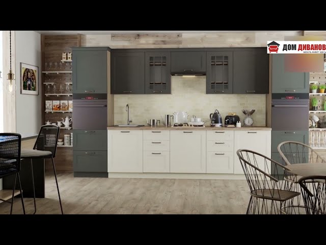 Кухонная тумба Одри под бытовую технику НБ1я_72(12)-60_1Я (Серый) в Екатеринбурге - видео 2